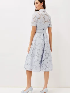 Jaynie Lace Shirt Dress