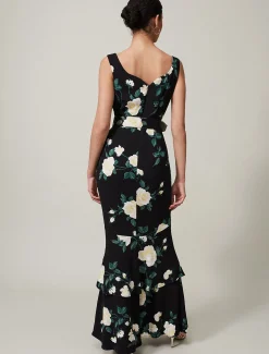 Jazmina Belted Tiered Dress