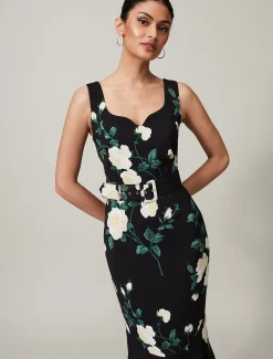 Jazmina Belted Tiered Dress