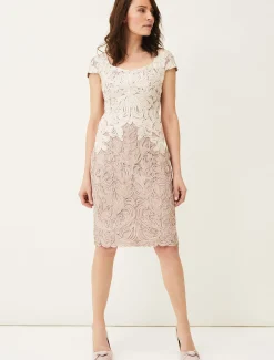 Jennifer Tapework Lace Dress