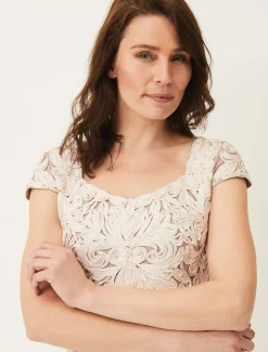 Jennifer Tapework Lace Dress