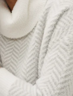 Jess Chevron Jacquard Chunky Jumper