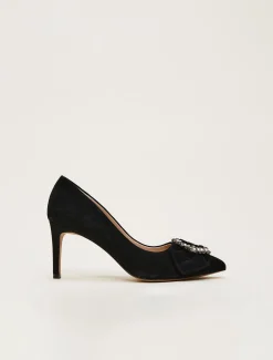 Jewel Front Bow Court Shoe