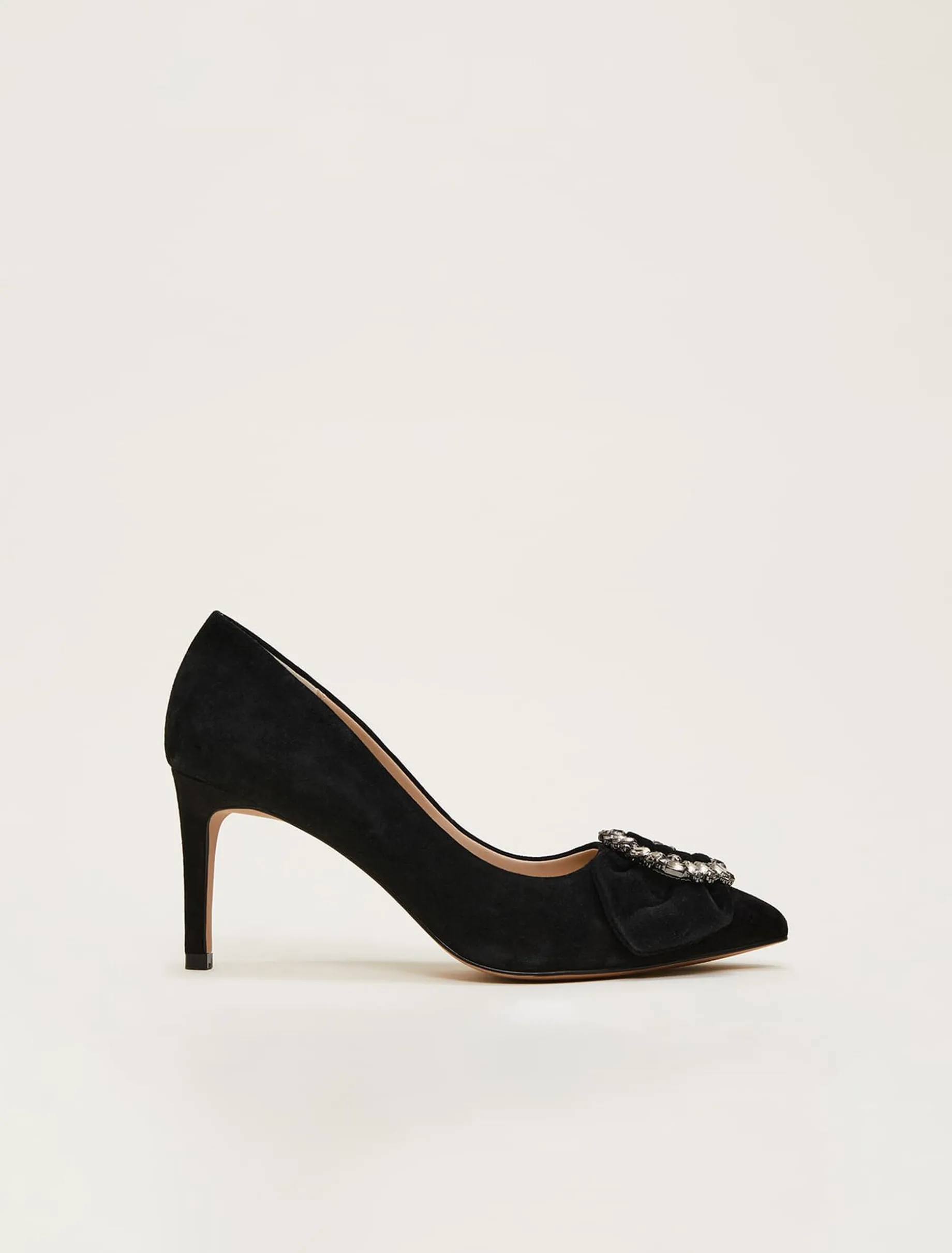 Jewel Front Bow Court Shoe