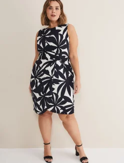 Joanna Bodycon Leaf Dress