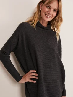 Jocelin Roll Neck Knit Dress