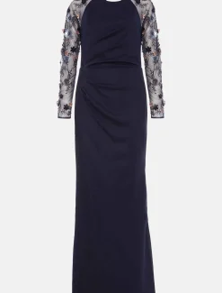 Jody Sequin Sleeve Maxi Dress