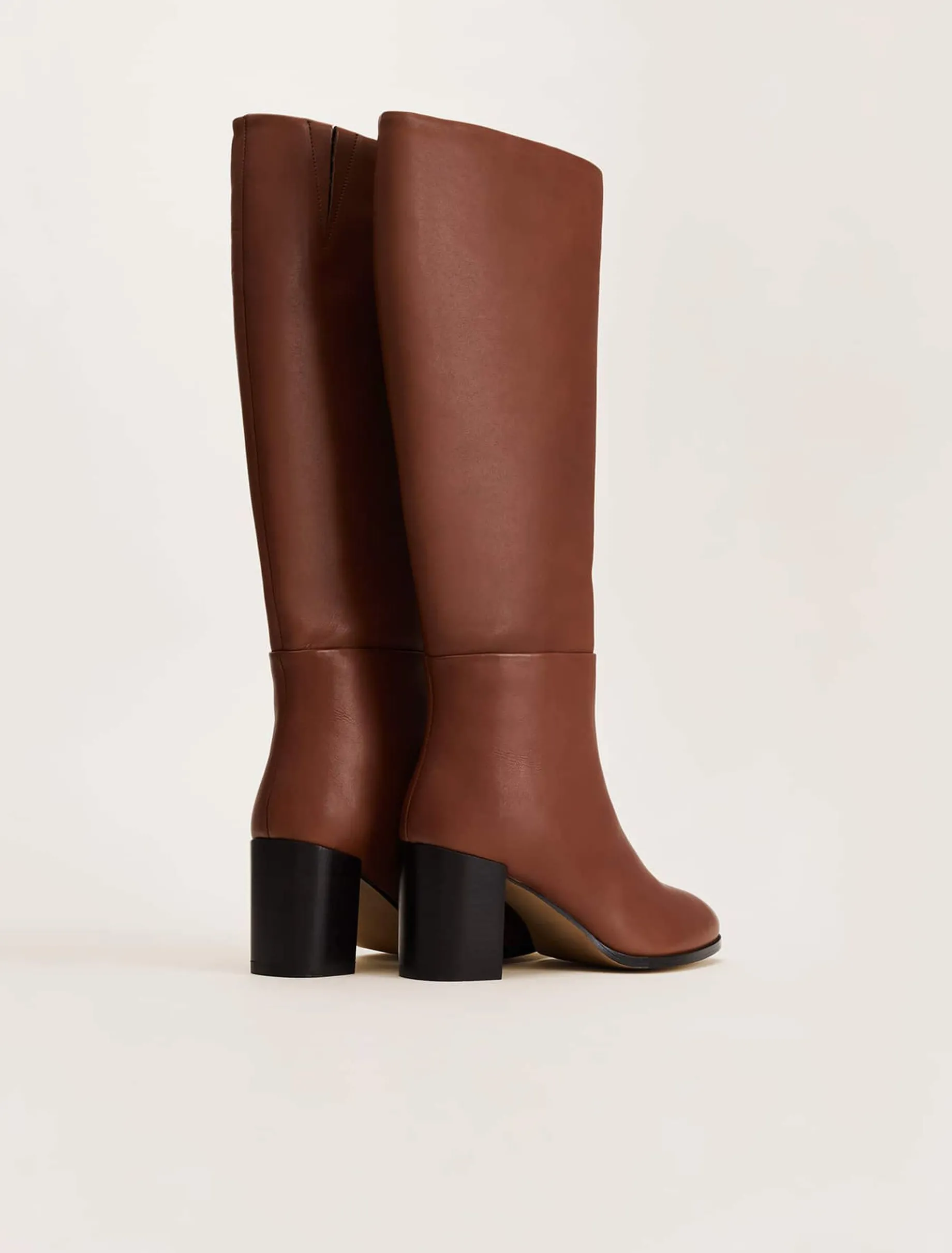 Jordan Leather Long Knee Boots