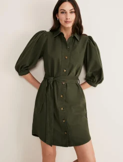 Josephine Denim Puff Sleeve Dress