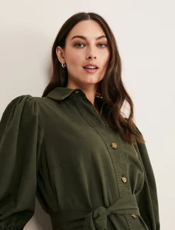 Josephine Denim Puff Sleeve Dress