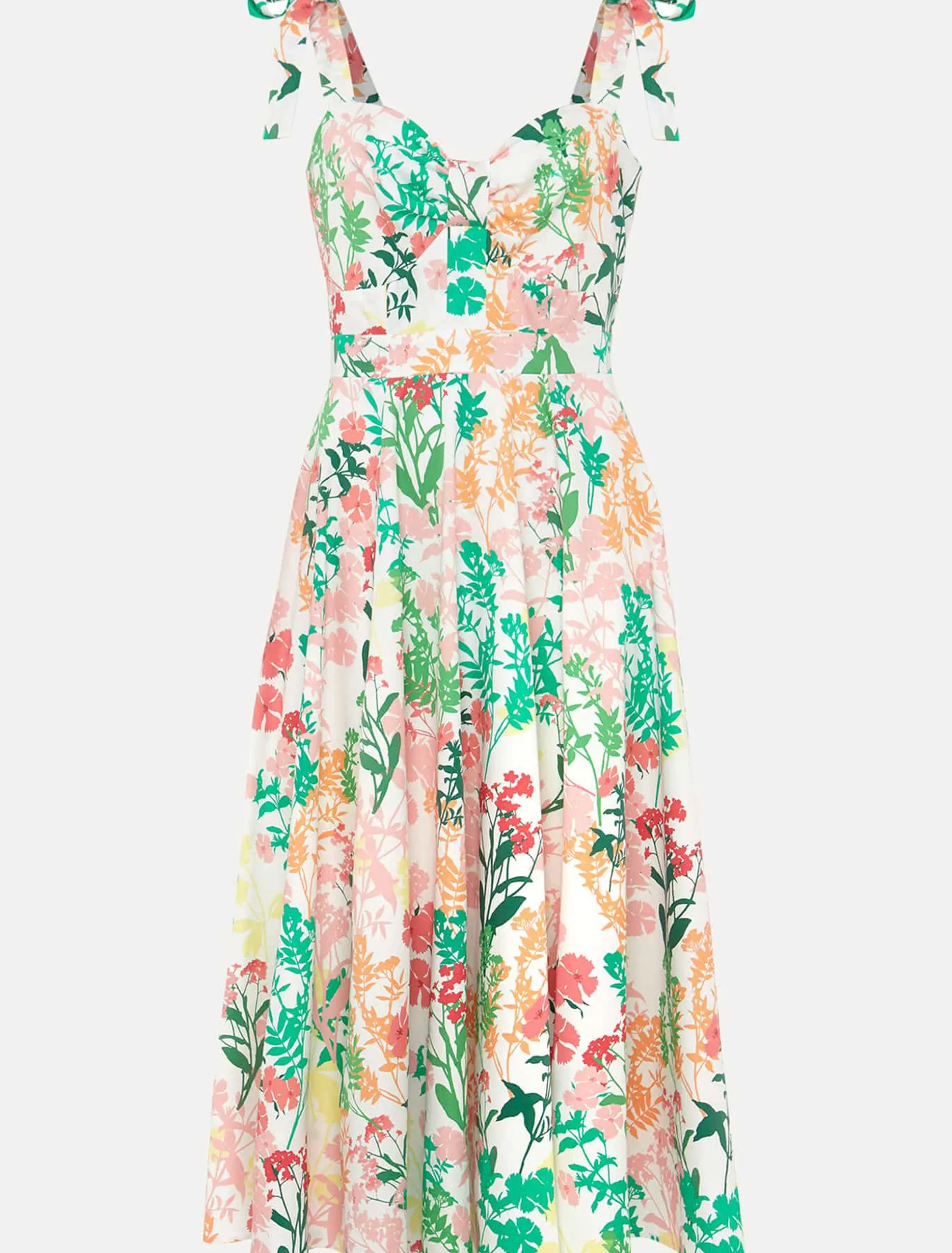 Joyce Printed Fit & Flare Dress
