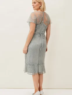 Juliana Floral Embroidered Dress