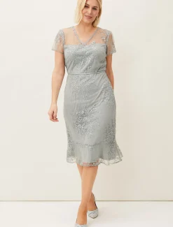 Juliana Floral Embroidered Dress