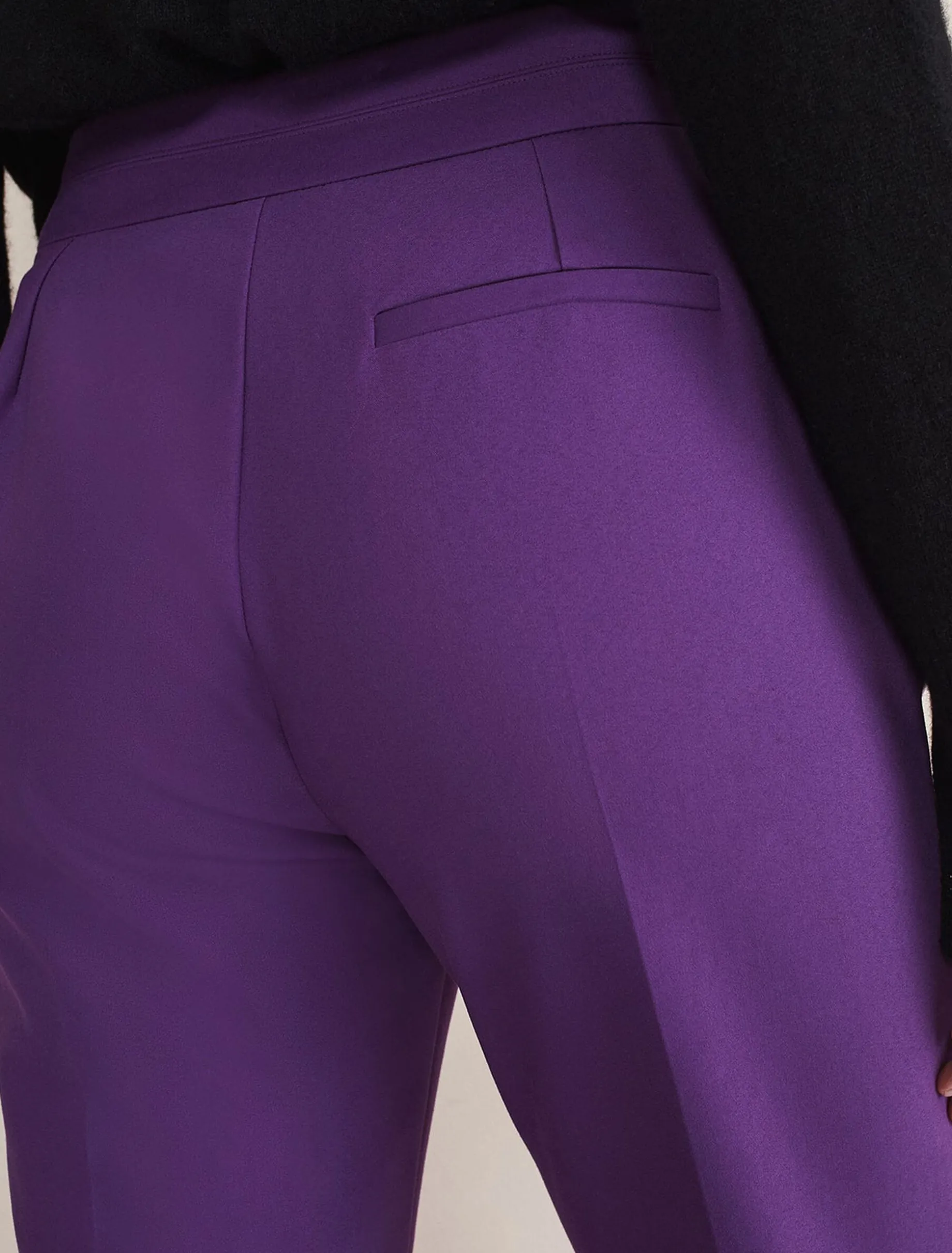 Julianna Cropped Straight Leg Trousers