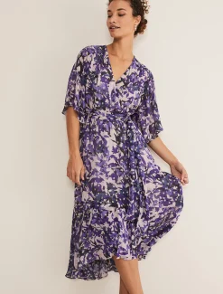 Juliette Floral Wrap Midaxi Dress