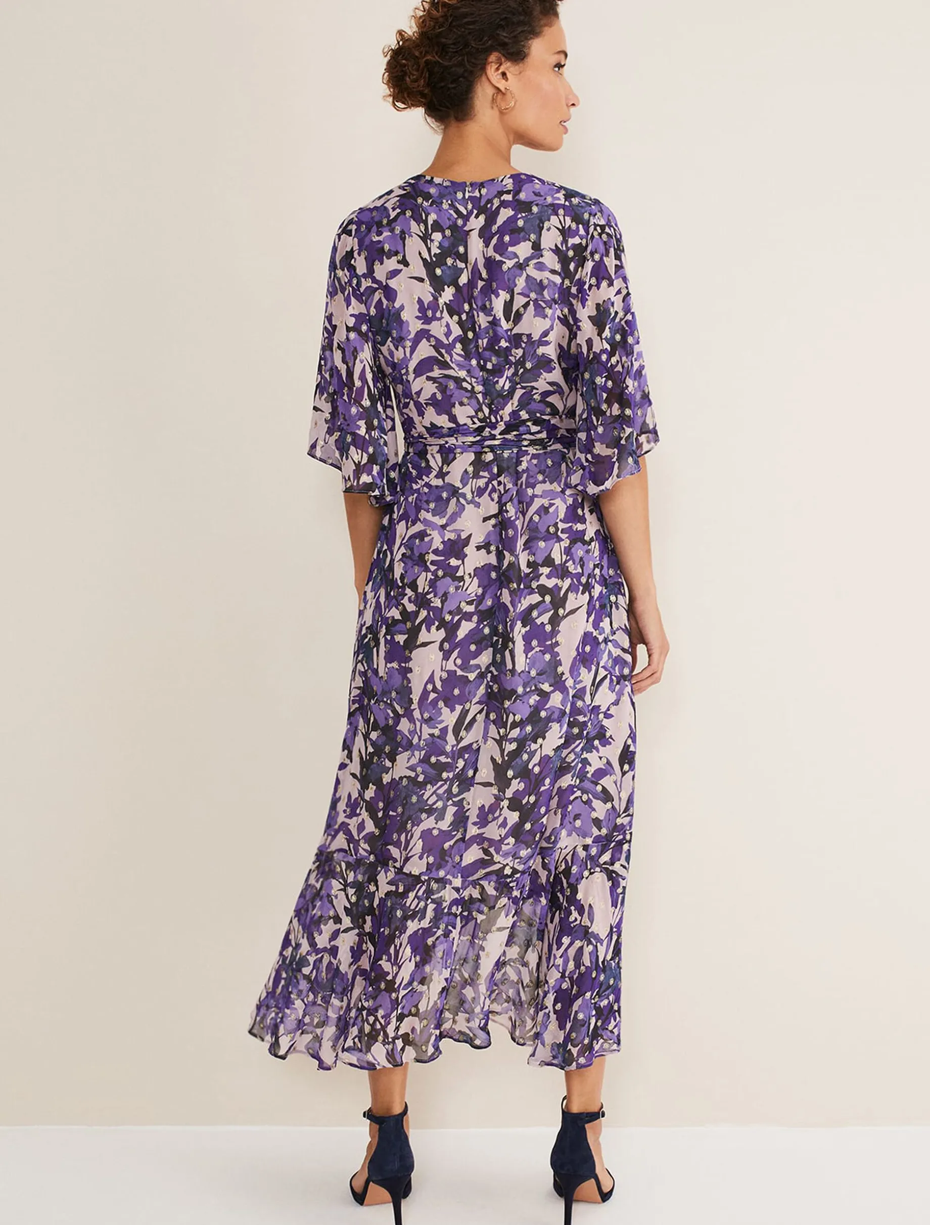 Juliette Floral Wrap Midaxi Dress