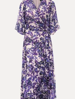 Juliette Floral Wrap Midaxi Dress
