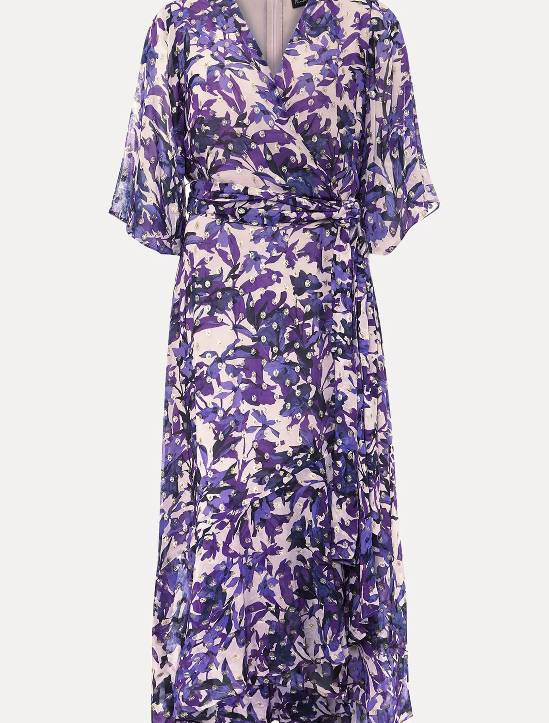 Juliette Floral Wrap Midaxi Dress