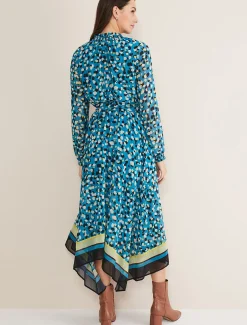Juno Border Hem Midi Dress