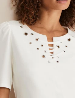 Kailee Eyelet Top