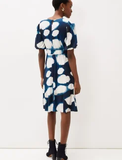 Kaitlyn Abstract Spot Print Dress