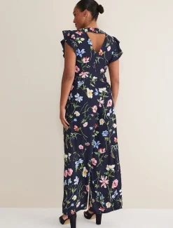Kallie Floral Wide Leg Jumpsuit