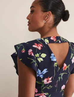 Kallie Floral Wide Leg Jumpsuit