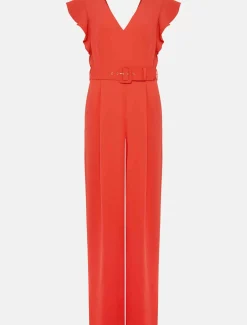 Kallie V Neck Frill Jumpsuit