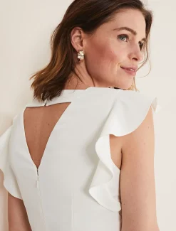 Kallie V Neck Frill Jumpsuit