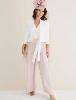 Kallie V Neck Frill Jumpsuit