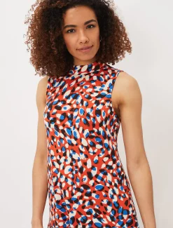 Kamilla High Neck Printed Maxi Dress
