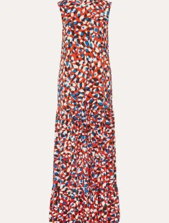 Kamilla High Neck Printed Maxi Dress