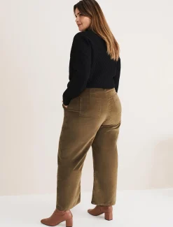 Karlie Button Through Corduroy Jeans