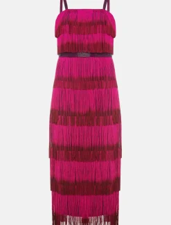 Katalina Dip Dye Fringe Dress