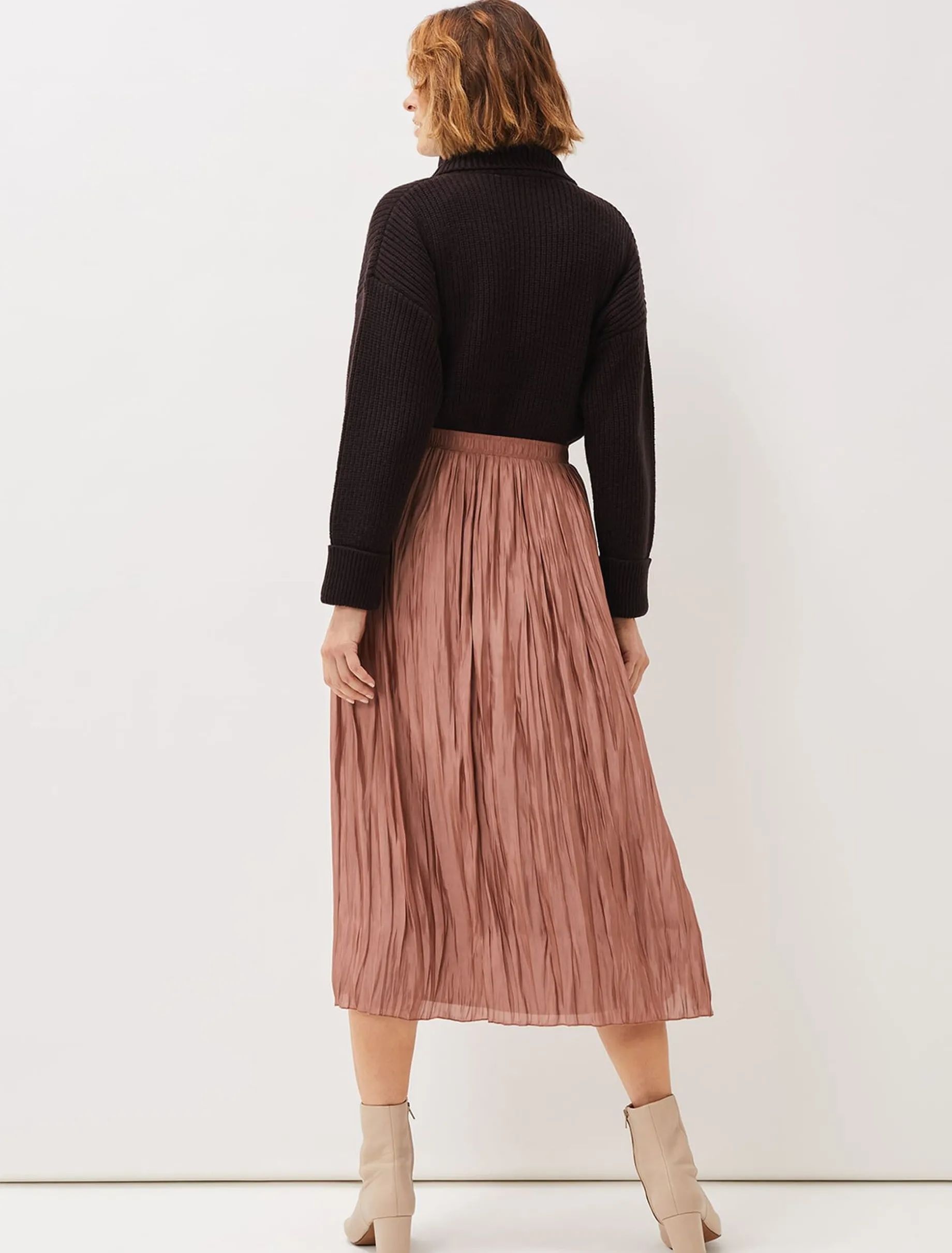 Kate Plisse Midi Skirt