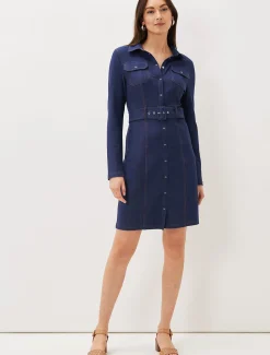Kathryn Fitted Jersey Dress
