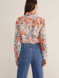 Katie Cotton Floral Blouse
