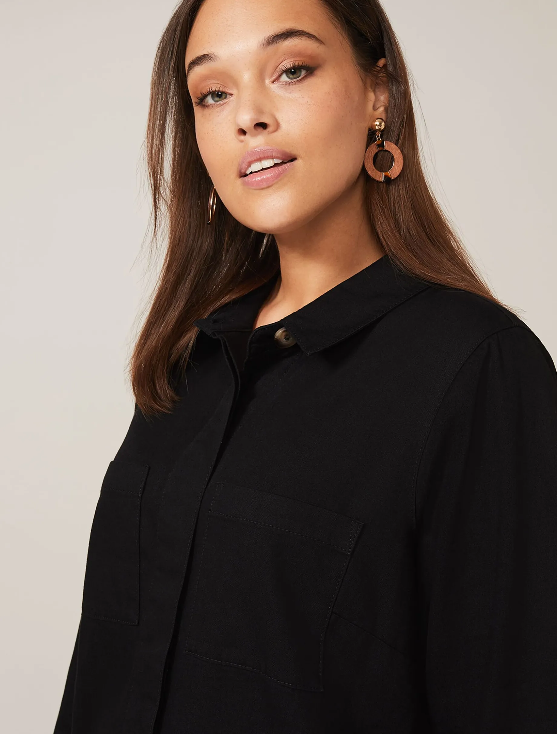 Katie Denim Swing Dress
