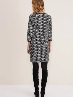 Katrine Geo Jacquard Dress
