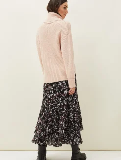 Kayley Abstract Print Maxi Skirt
