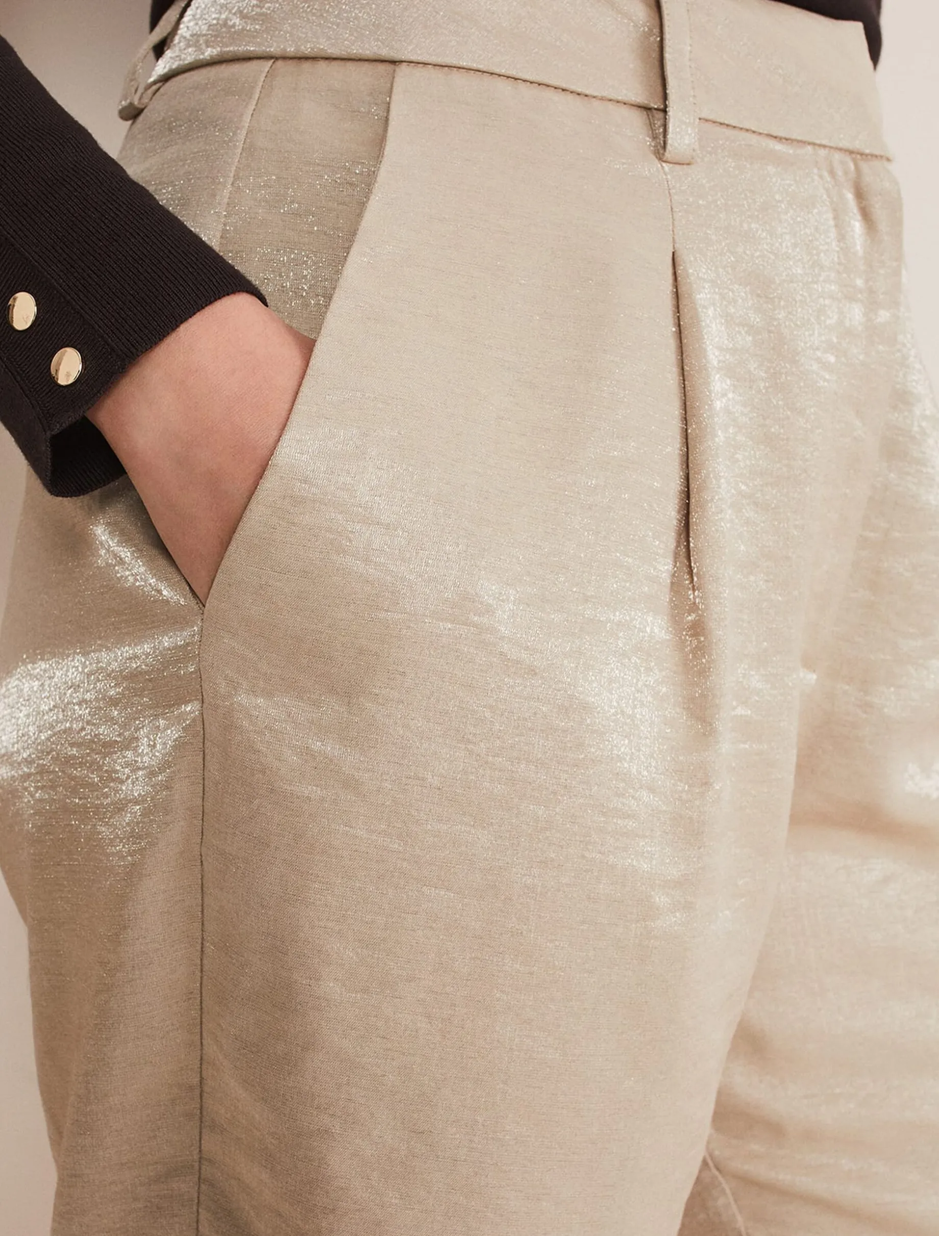 Kehlani Shimmer Peg Trouser Co-Ord