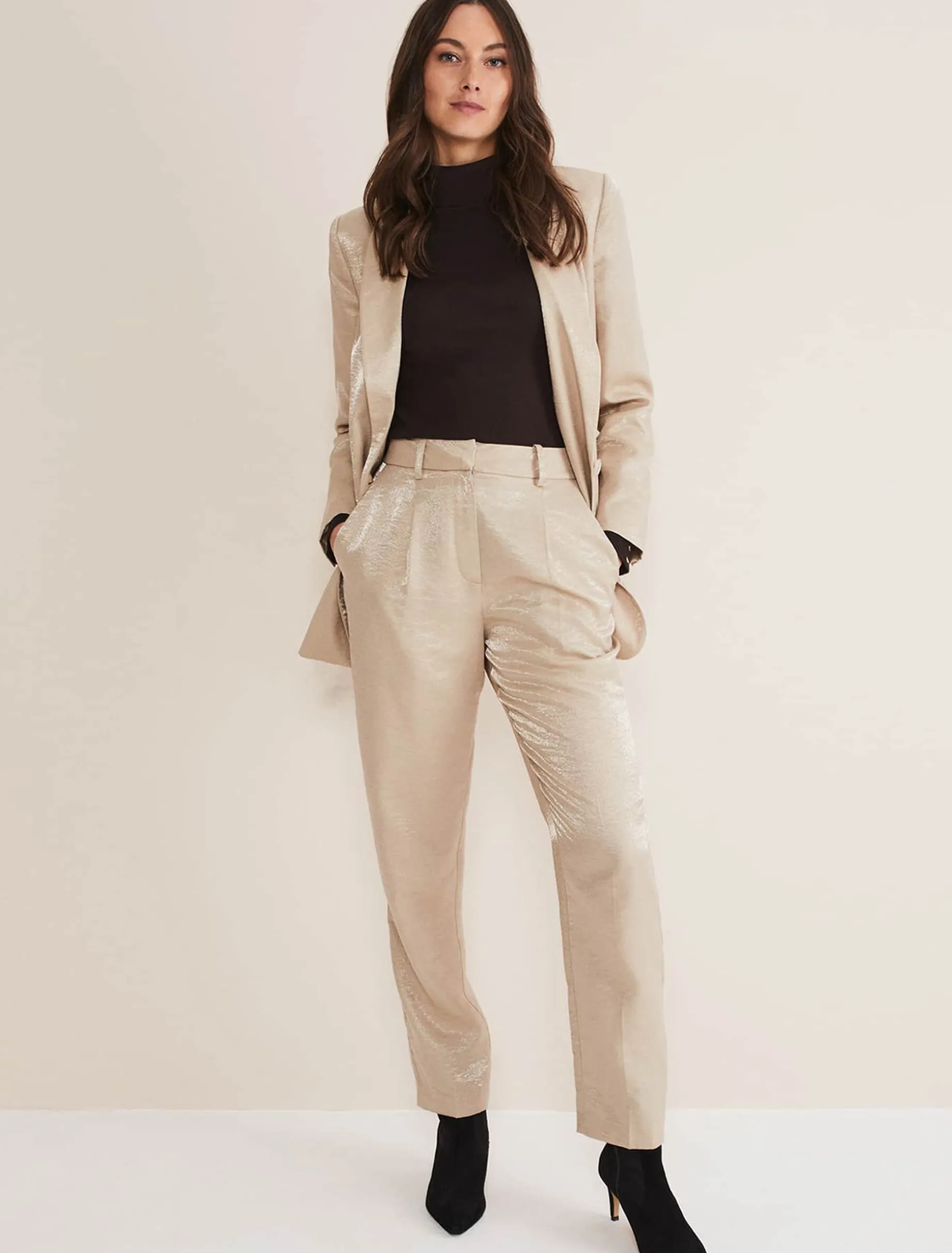 Kehlani Shimmer Peg Trouser Co-Ord