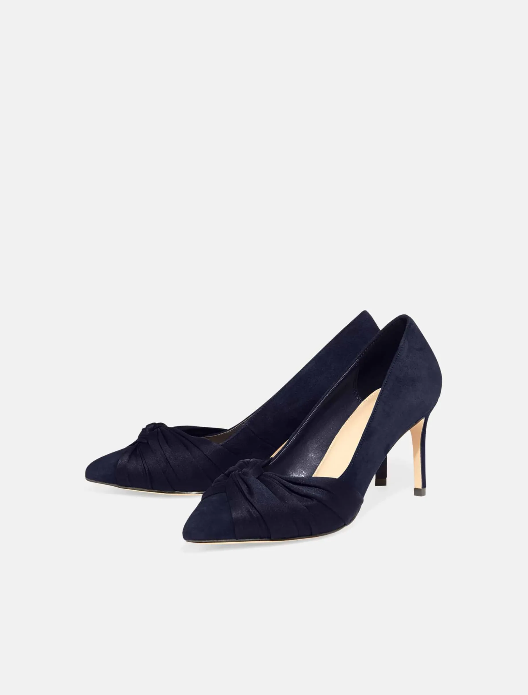 Kendal Knot Front Pointed Court Shoes