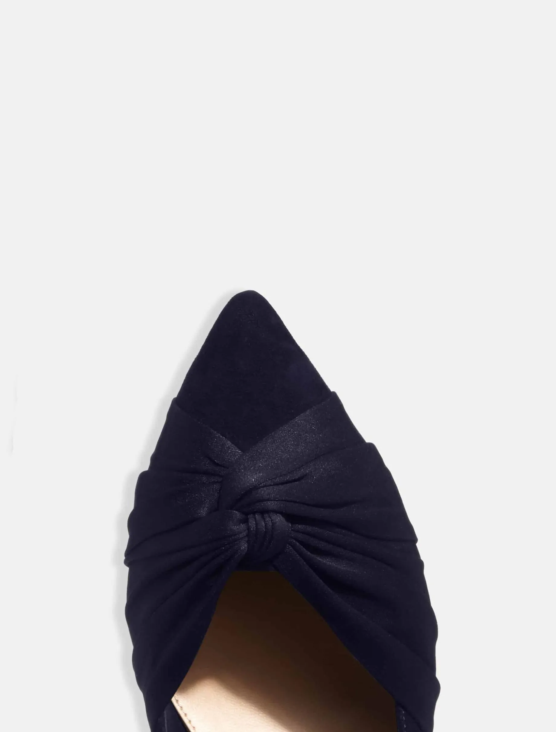 Kendal Knot Front Pointed Court Shoes
