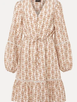 Kesia Geo Print Swing Dress