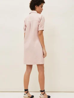Kiah Puff Sleeve Denim Dress
