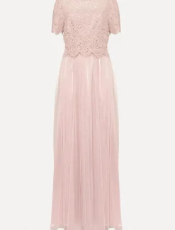 Kiera Lace Tulle Maxi Dress