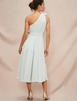 Kiki One Shoulder Midi Dress