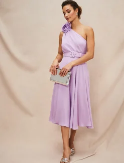 Kiki One Shoulder Midi Dress