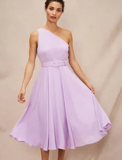 Kiki One Shoulder Midi Dress